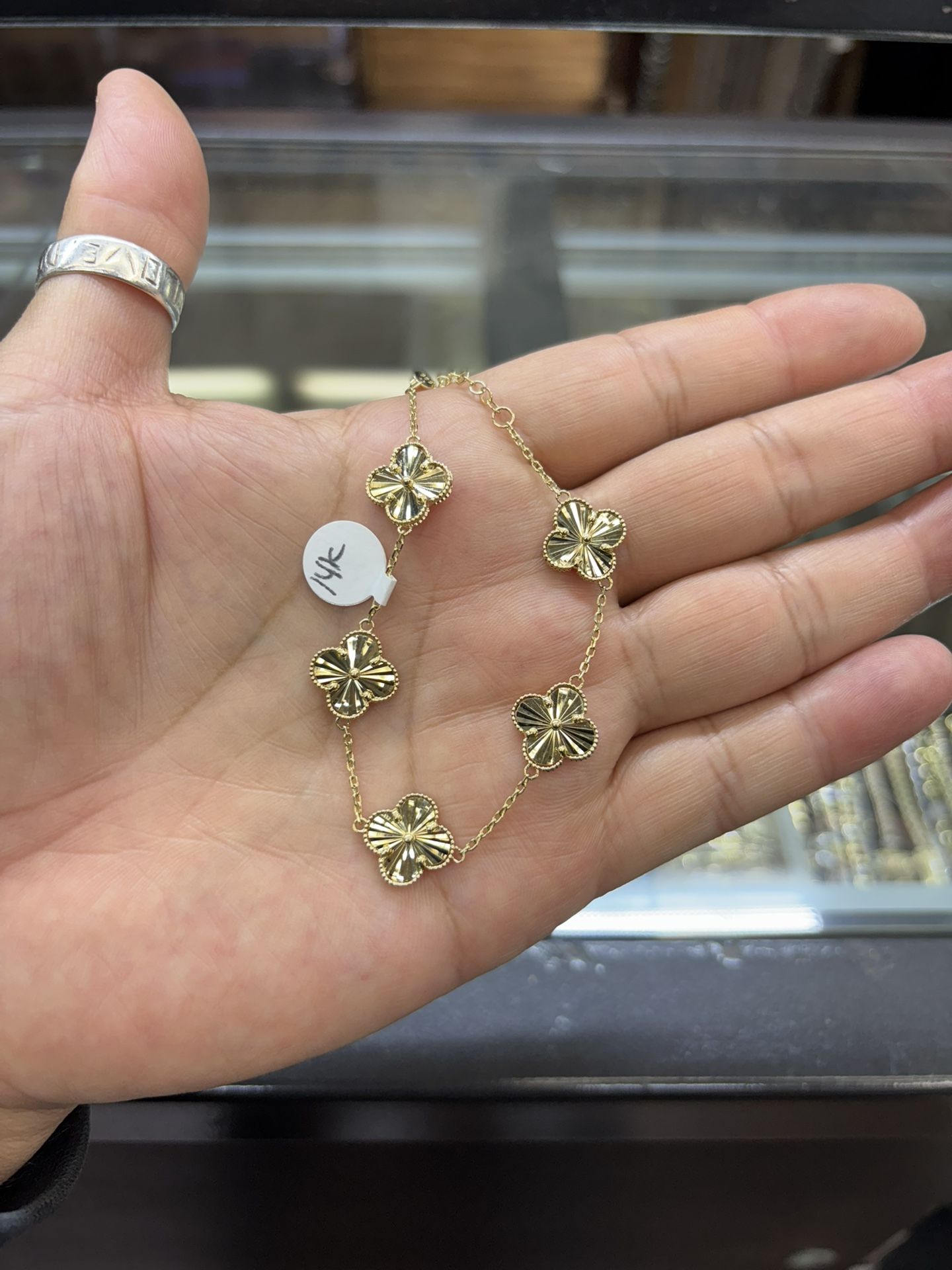 14k Clover Gold Bracelet 🔥 Compro Oro 14k $70xG