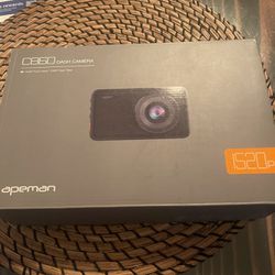 DASH CAM FOR FRONT WINDSHIELD AND REAR WINDSHIELD   NEVER TAKENNOUT OF BOX  VIRTUALLY BRAND NEW