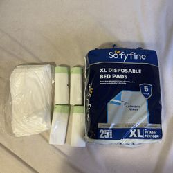 Disposable Bed Pads And Commode Liners And Bags