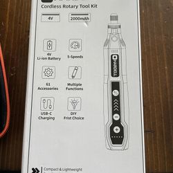 HARDELL Mini Cordless Rotary Tool Kit 