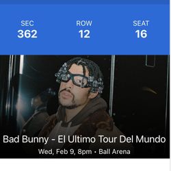 Bad Bunny Tickets- Denver, CO