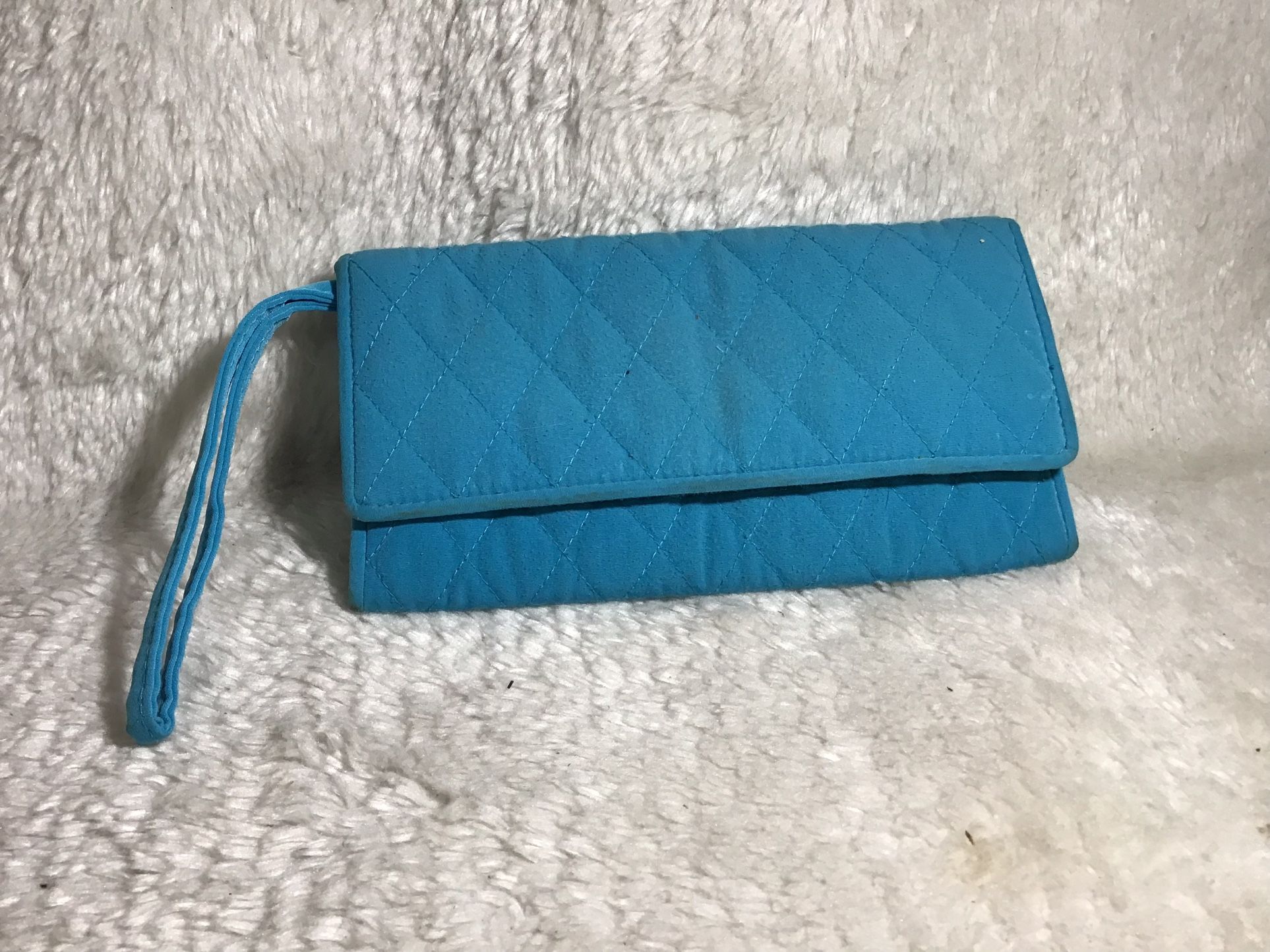 Vera Bradley Wristlet Blue & Green