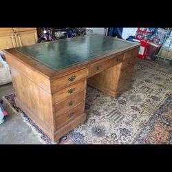 Antique Partners Desk - Must Go Today!