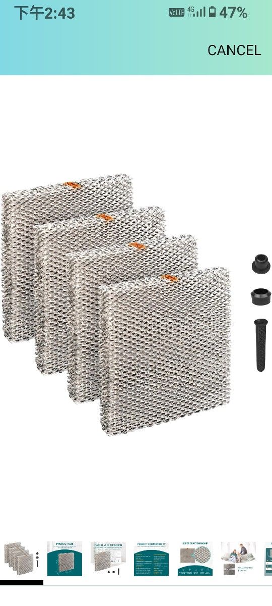 A10 Water Panel Humidifier Filter Replacement for April.Aire Whole-HouseHumidifier Models110, 220, 500, 500A, 500M, 550, 550A, 558 Humidifier Wicks