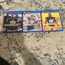 Three PS4 Games In Good Conditions 