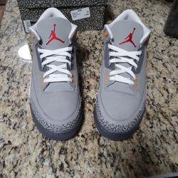 Air Jordan 3 Cool Grey Retro size 10 1/2