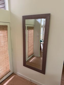 Large silver Mirror