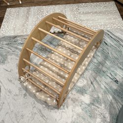 Arched Climber/Reading Rocker With Cushion 