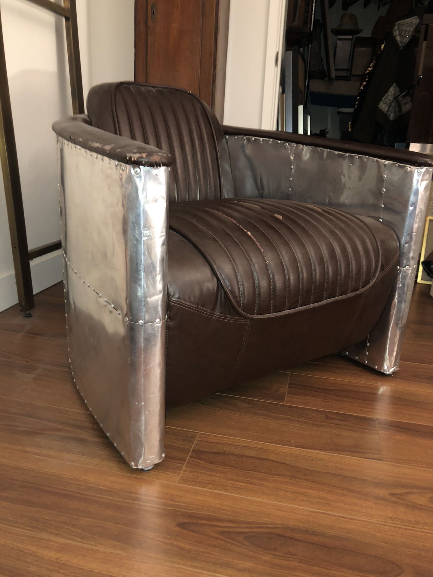 Restoration Hardware Aviator/Aviation Armchair for Sale in Santa Monica