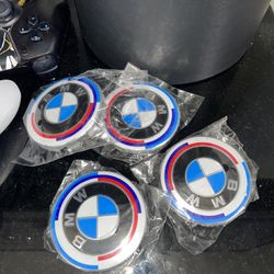 BMW 50th Anniversary 68mm Hub Cap (Set Of 4)