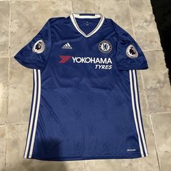 Adidas Chelsea FC 2016-17 Home Jersey Large Premier League #24 Gary Cahill