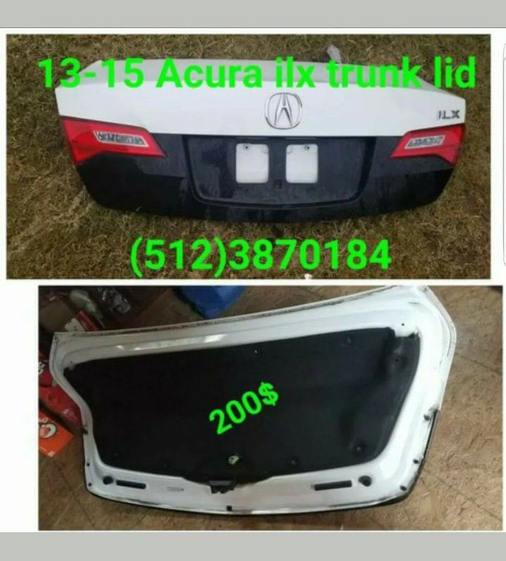2013,2014,2015, Acura Ilx trunk complete
