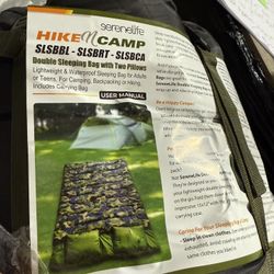 SereneLife Double Sleeping Bag SLSBCA