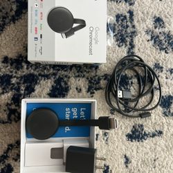 Google Chromecast NEW NEVER USED 