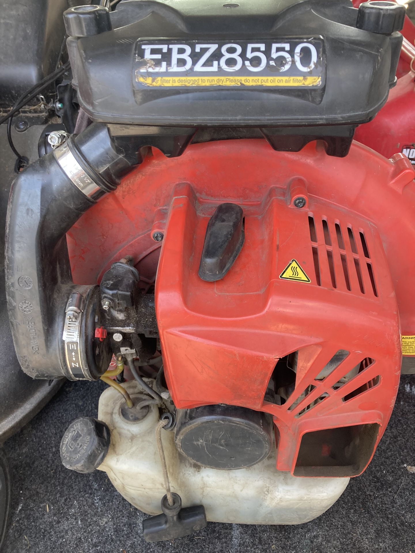 Honda GVC160 EasyStart Mower And RedMax 8550 Backpack Leaf Blower