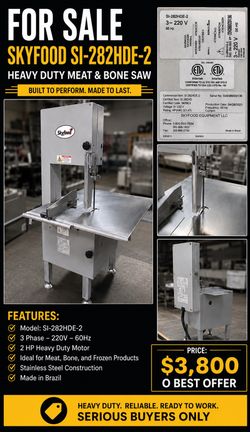 🔥 Commercial Meat Cutter/Slicer – Excellent Condition – Must Sell! 🔥