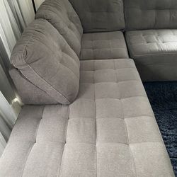 Grey Sectional Couch Pickup Only 