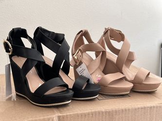 Women's BCBG Wedges 5 1/2 $20 For Both