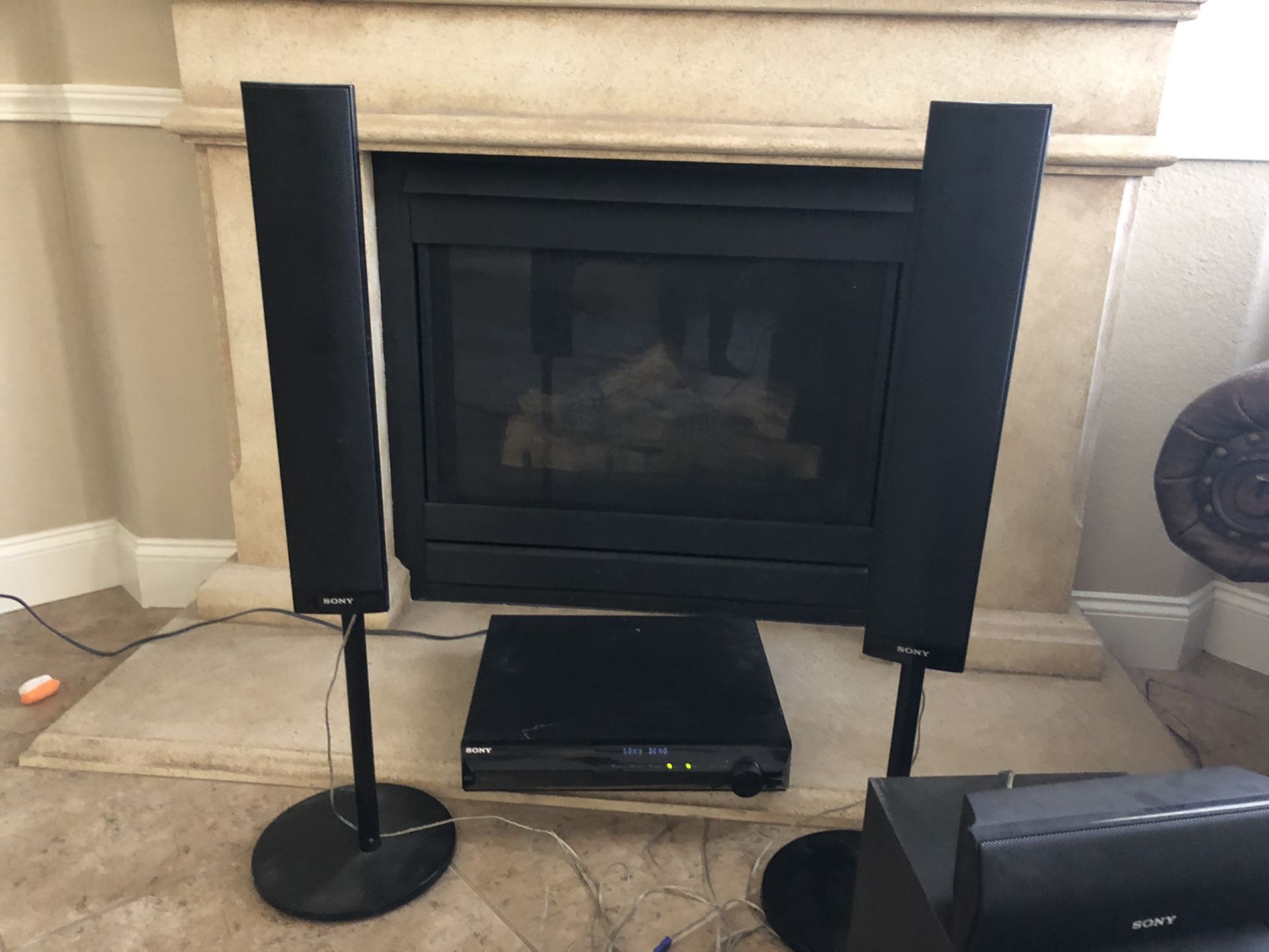 Sony sound system 5cd changer w/ subwoofer