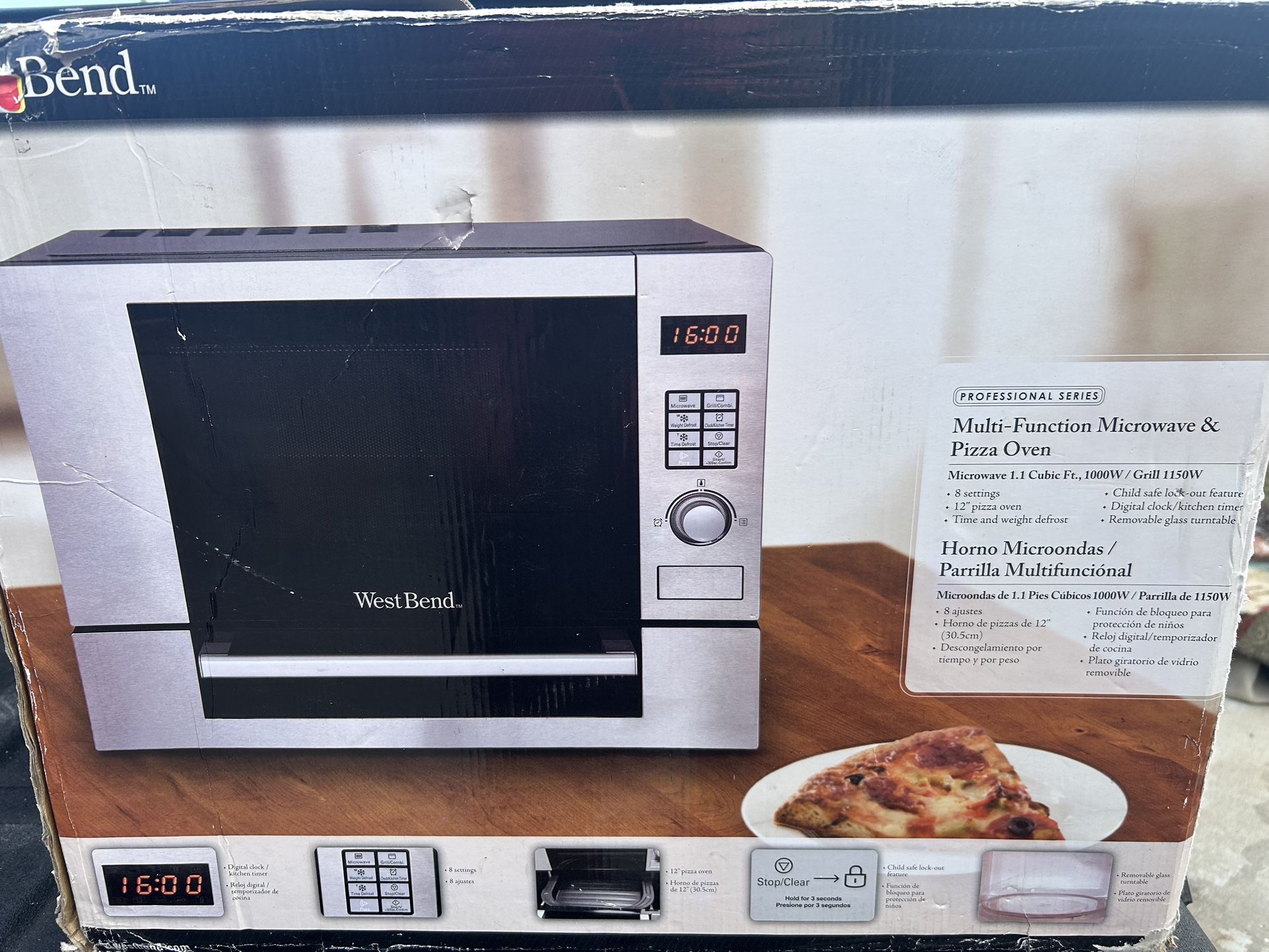 Brand New Microwave/Pizza Oven! $100, Must Go!