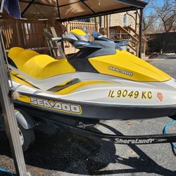 2007 Seadoo GTI SE 130 3 Seater With Trailer