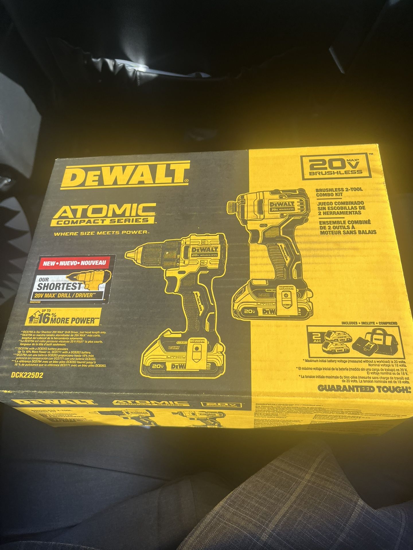 DeWalt ATOMIC 20V MAX Brushless 2-Tool Combo Kit (
