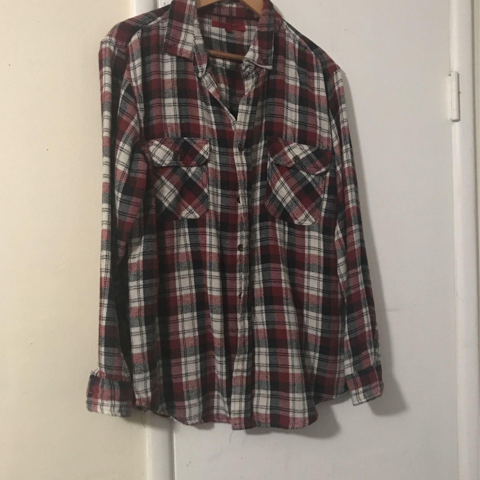 Plaid Flannel Shirt