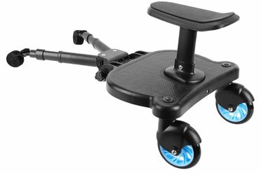 Stroller Ride-On Board with Seat