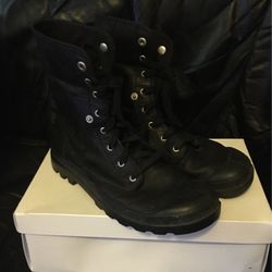 Palladium Mens Leather Lace-up Boots