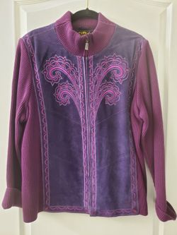 Bob Mackie Wearable Art - Woman's Suede Jacket