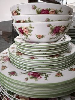 Royal Albert Dinner Ware for 4  - $75