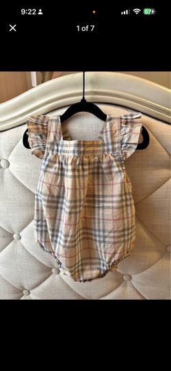Burberry Romper Size 3 Months