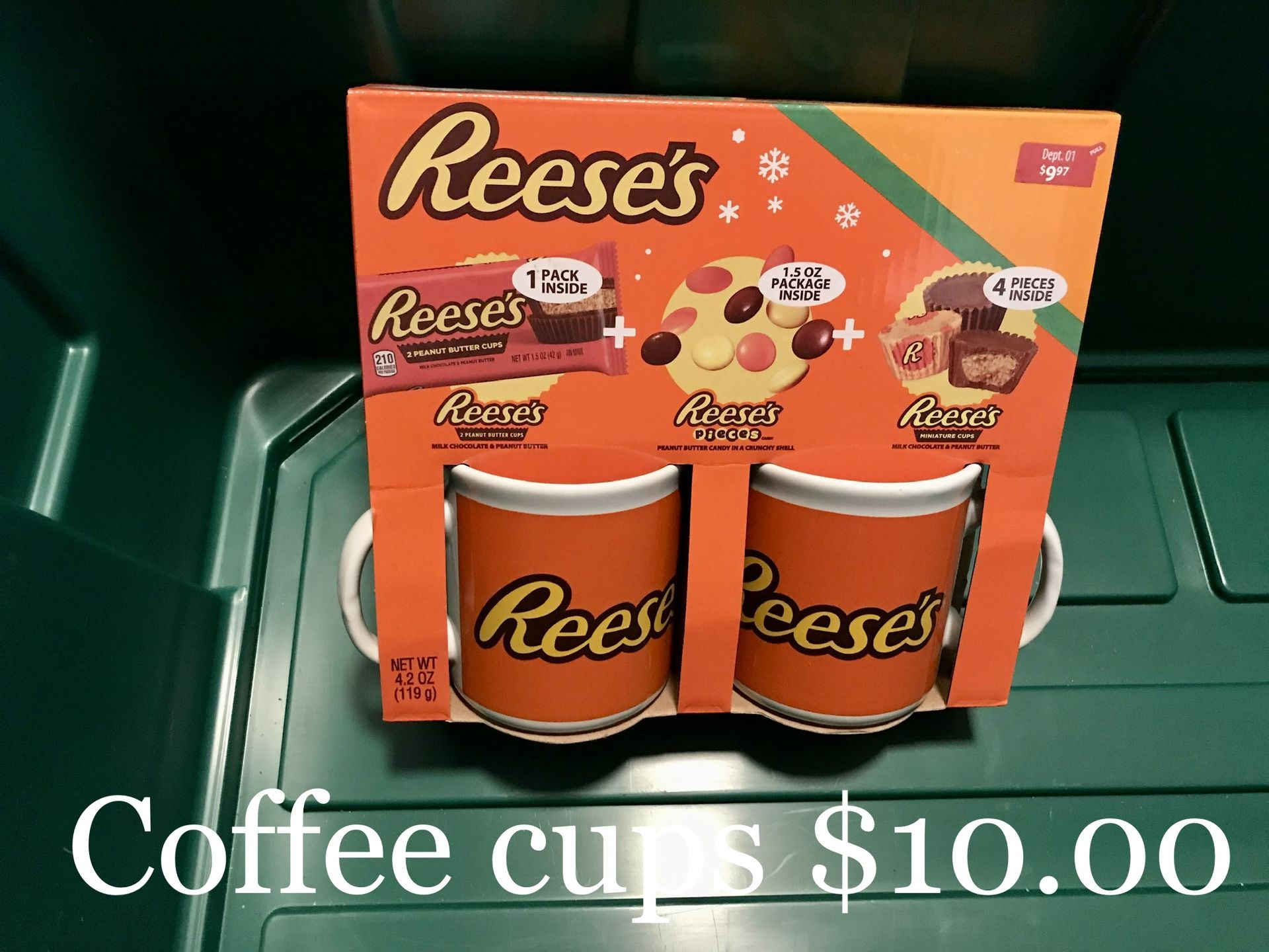 Coffee Cup Gift Reesie, Cup, Set $10.00