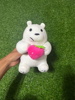 Ice Bear 🐻❄️ Plush 🍓 Rare Collectible