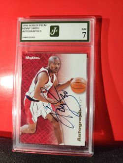 1996-97 Skybox Autographics Autograph Kenny Smith EJE 7 NM