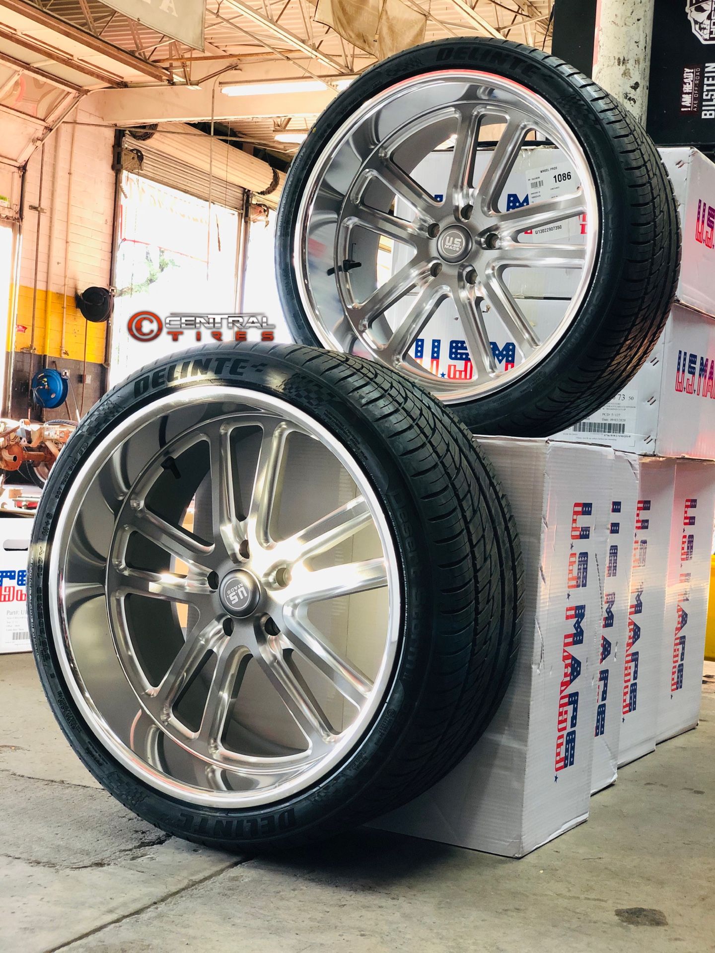 22”us Mags Bullet Wheels 5x5 5x127 C10 OBS Squarebody In Stock Central Tires