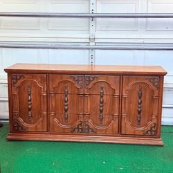 Vintage Buffet wood/ cabinet console/ TV stand