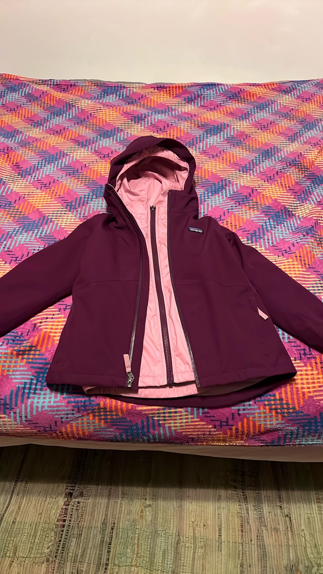 Patagonia Double Jacket For Girls Size 7-8