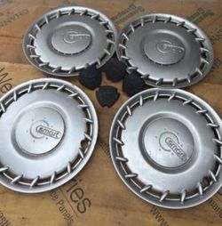 SMART FORTWO HUBCAPS WHEEL CENTER CAPS OEM ORIGINAL RARE 07-16 Smartcar