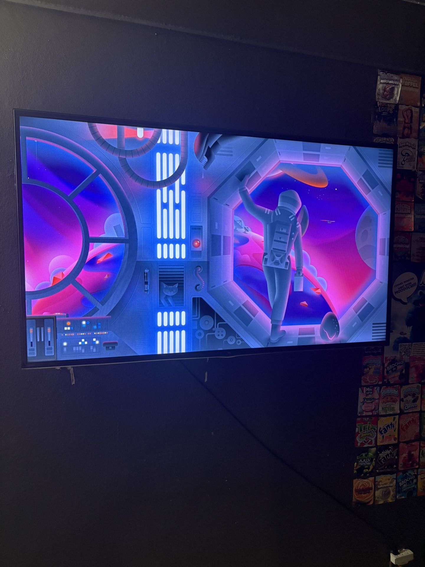 Roku Tv 55 Inch With Wires And Working Remote