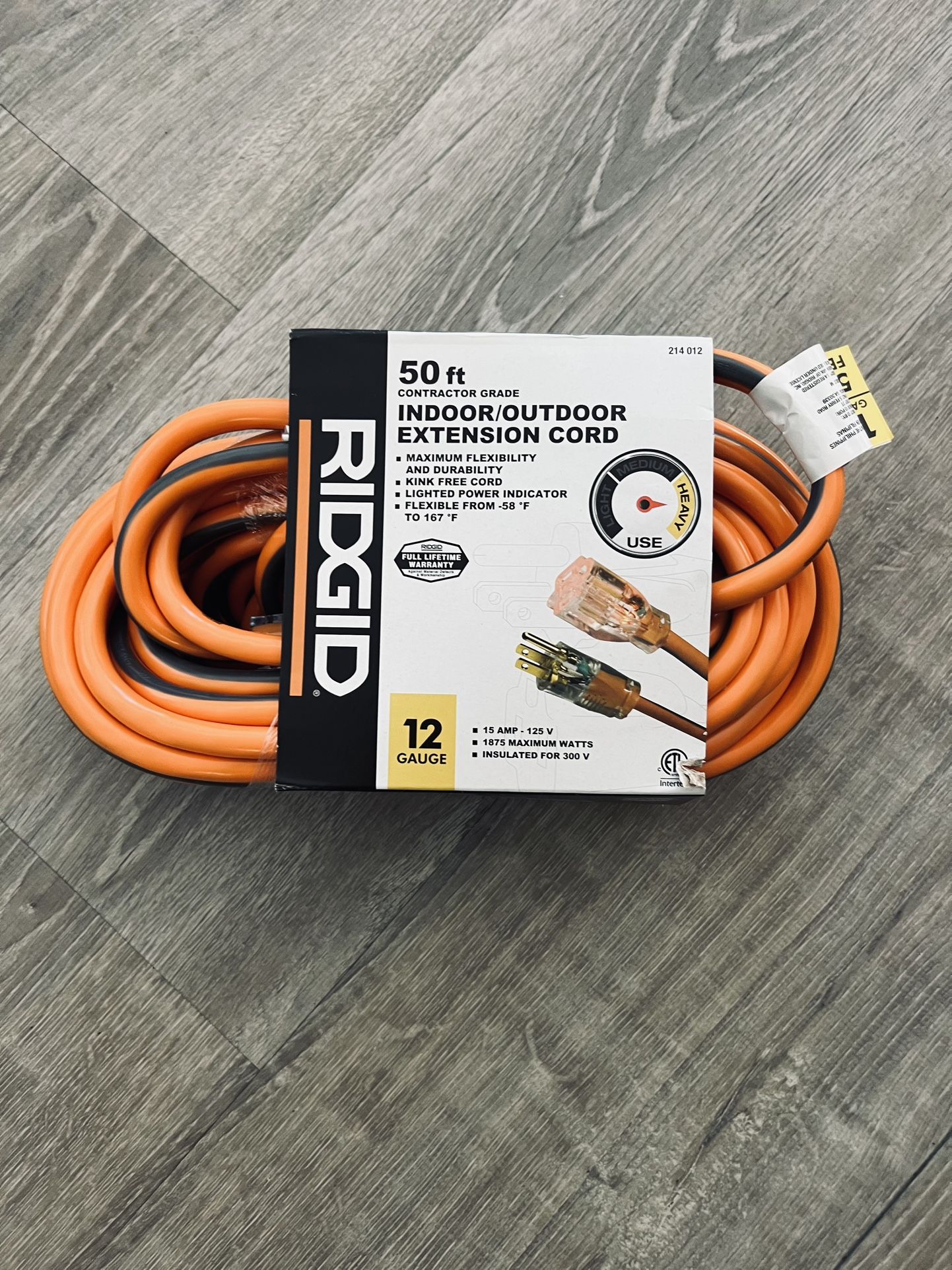Ridgid Extension Cord