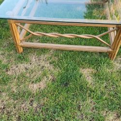 End Table Sude Tible Glass