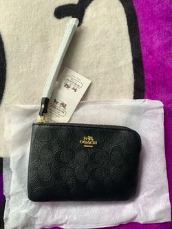 Black coach wallet