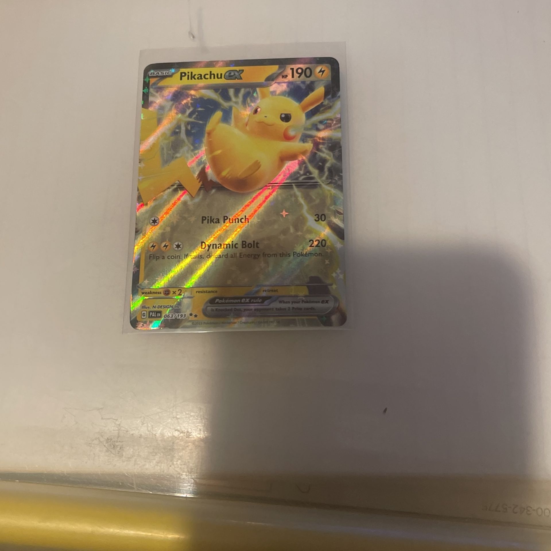 Pikachu ex 63/193