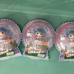 Mini LalaLoopsy Ivory Ice Crystal (set of 3)