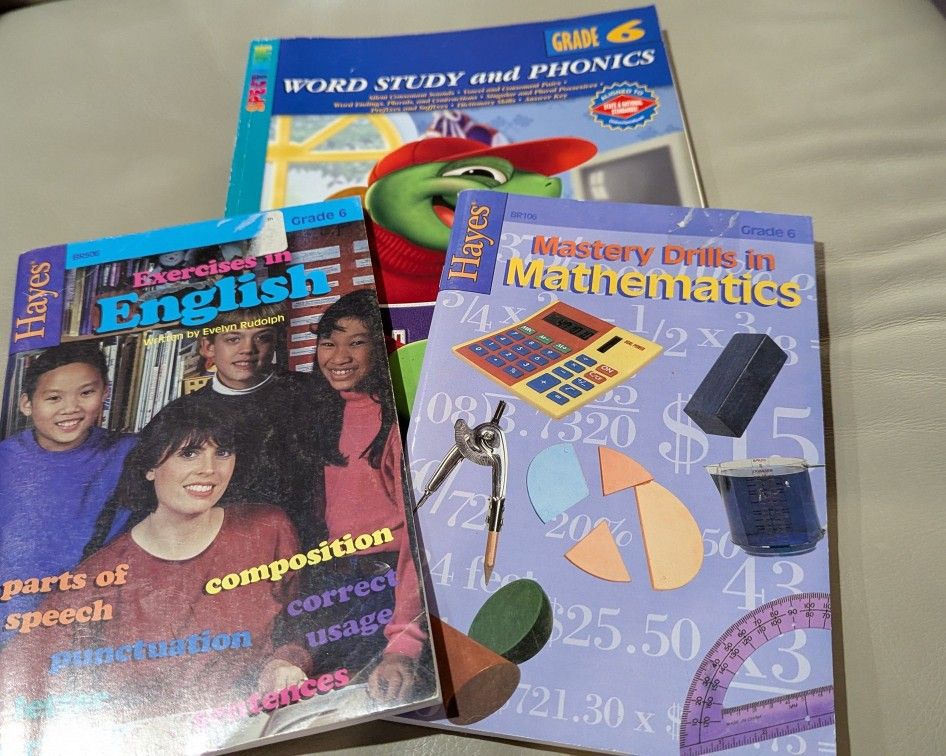 Spectrum Word Study & Phonics, English Math Exercises