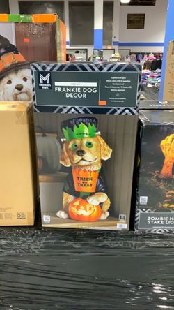 Member's Mark Pre-Lit Frankie Dog Halloween Decor $35
