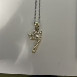 Number 7 necklace