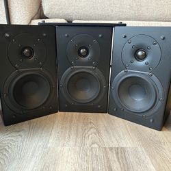 Triad InRoom Silver Omni Bookshelf Speakers (Set Of 3)