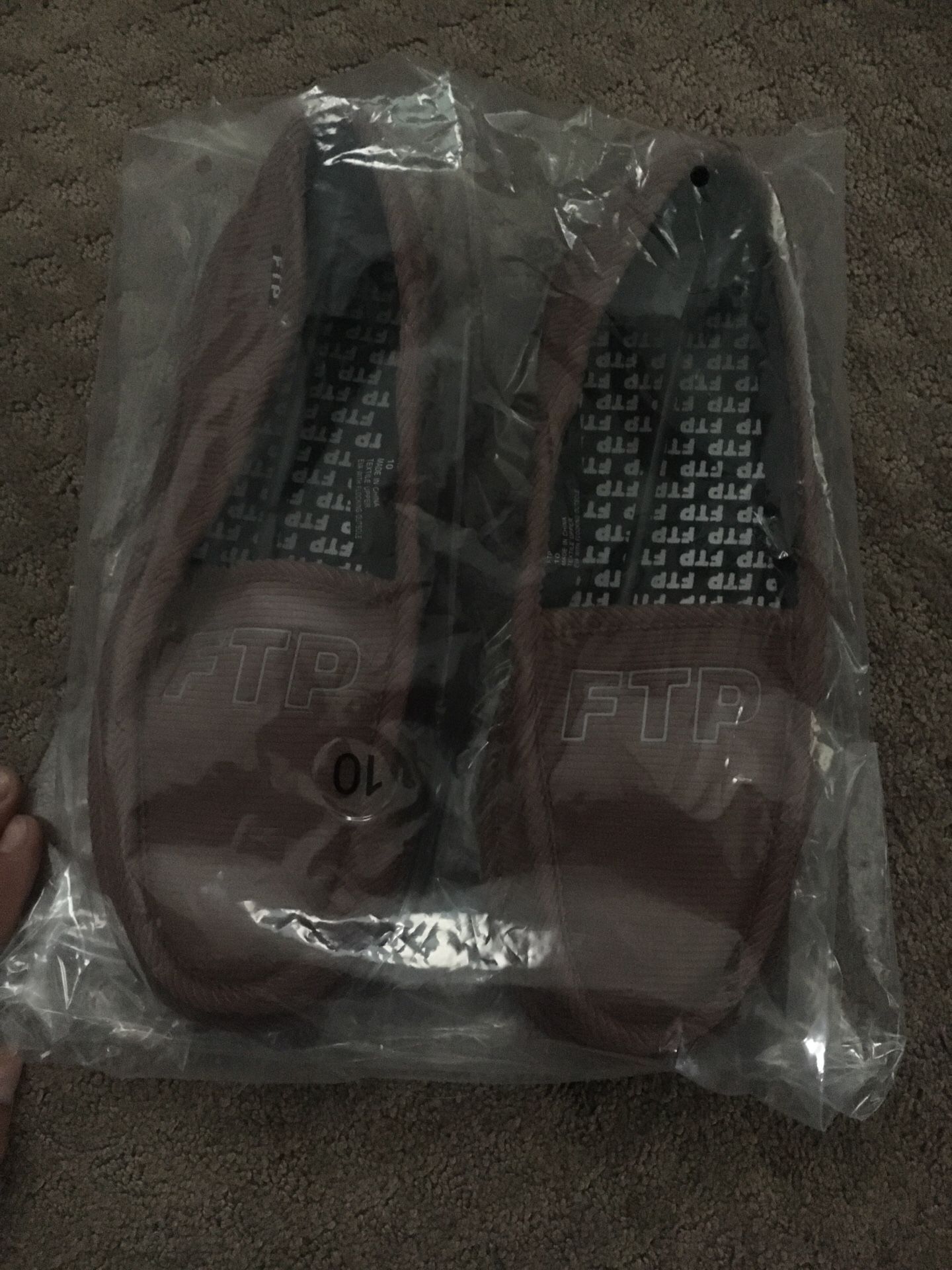 Brown ftp slippers